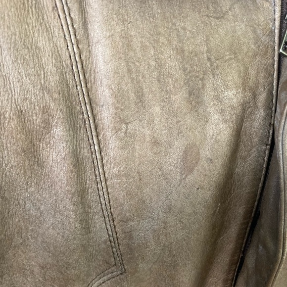 *HP* Hill&Archer, Vintage Bomber Leather Jacket, 44 - Picture 9 of 16